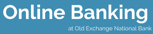 Online-Banking-header | Old Exchange National Bank